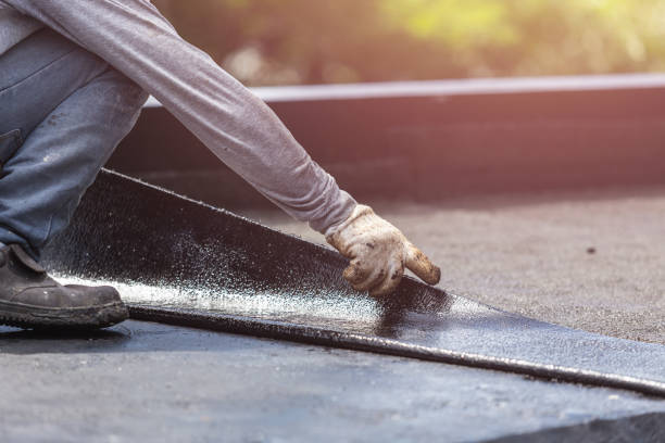 Professional Waterproofing technician working in Schwenksville, PA